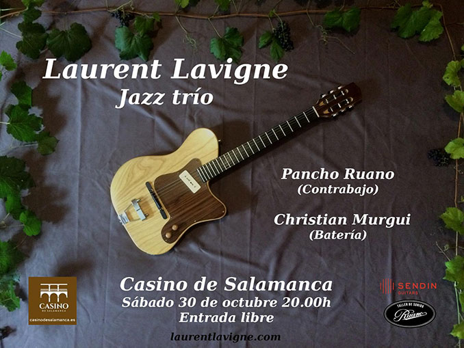 Laurent Lavigne jazz trio en el Casino