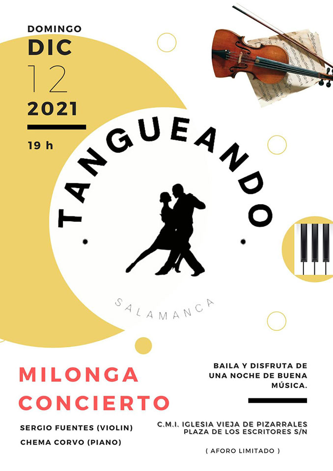 cartel del concierto de Tangueando