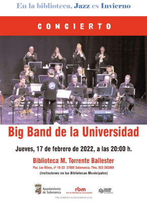 Cartel anunciador concierto Big Band USAL