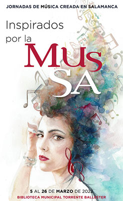 cartel de las jornadas MusSA (por Carmen Borrego)