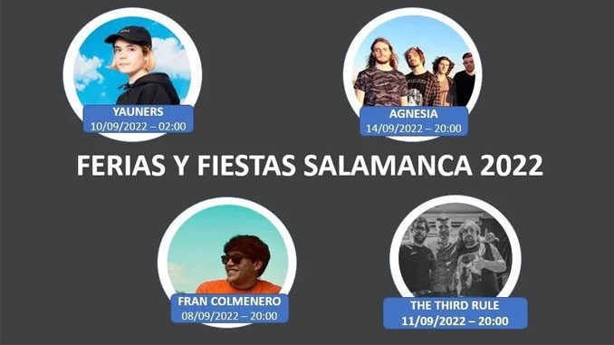 4 grupos salmantinos en las Ferias de Salamanca 2022