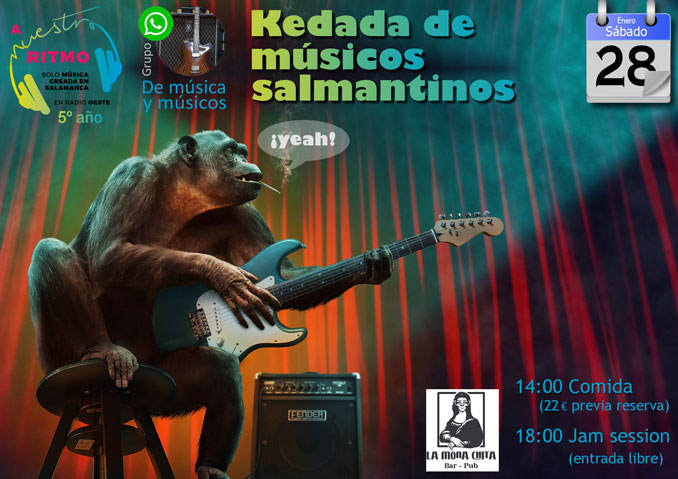Kedada gastronómico-musical en reconocimiento a los creadores e intérpretes de Salamanca