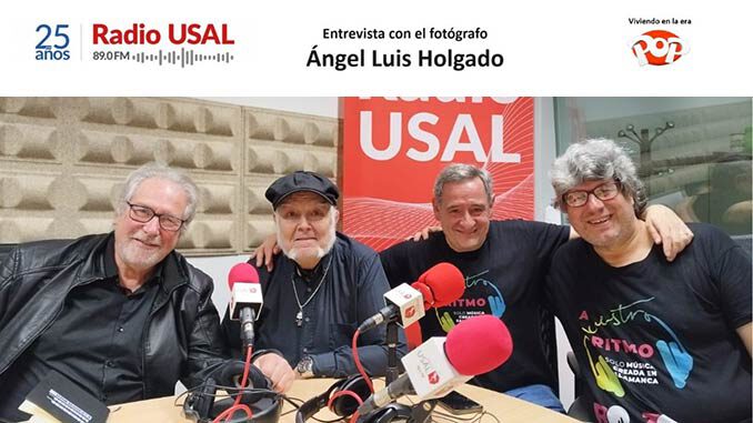entrevista al fotógrafo Ángel Holgado en Radio USAL